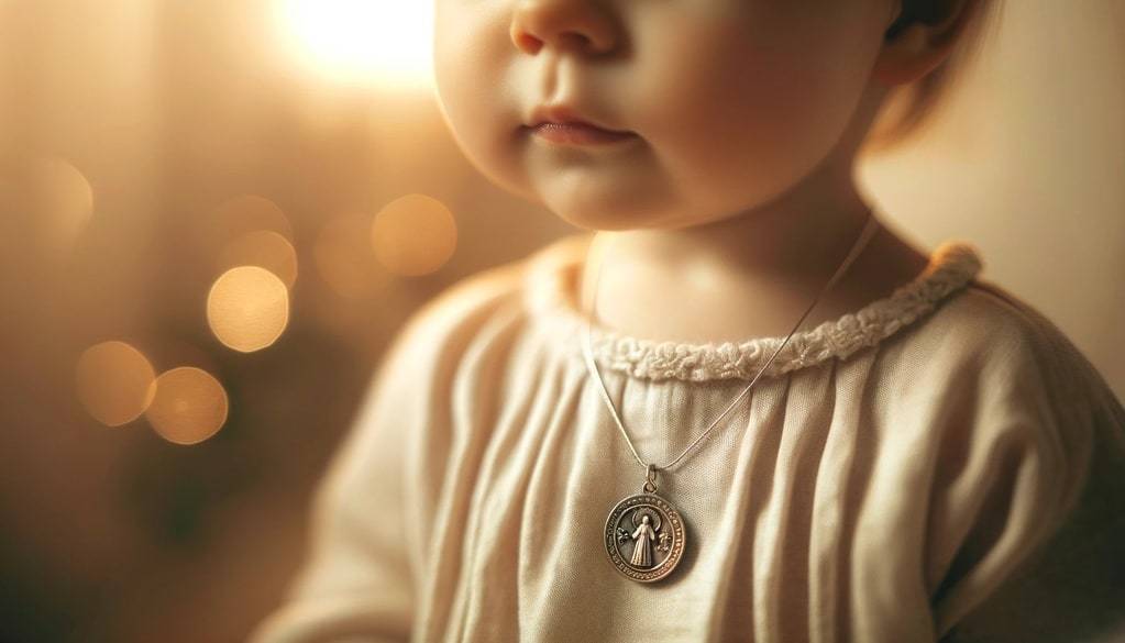 Ce que transmet une médaille de baptême à travers les âges